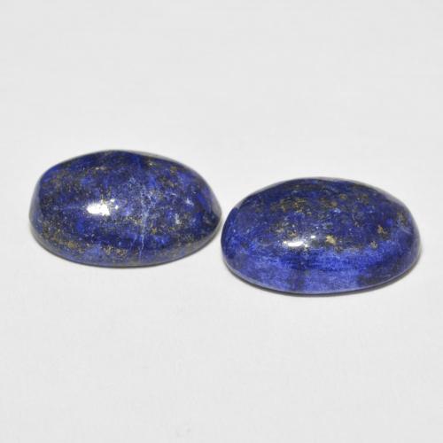 Lapis Lazuli Gemstones in 16 x 11.4 mm Size for Sale, Lapis Lazuli Stones in Deep Egyptian Blue Color