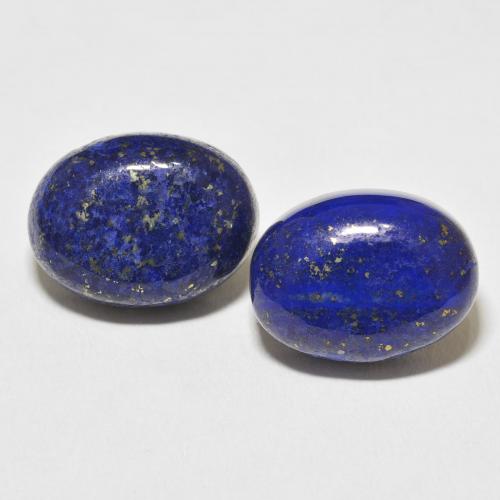 27.73ctw Natural Deep Blue Lapis Lazuli, Oval, Opaque