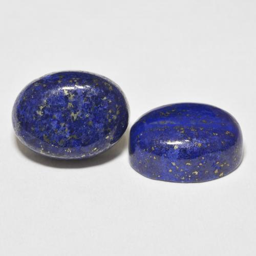 27.73 ctw Blue Lapis Lazuli Stones, Natural Lapis Lazuli in Oval Cabochon Shape for Sale