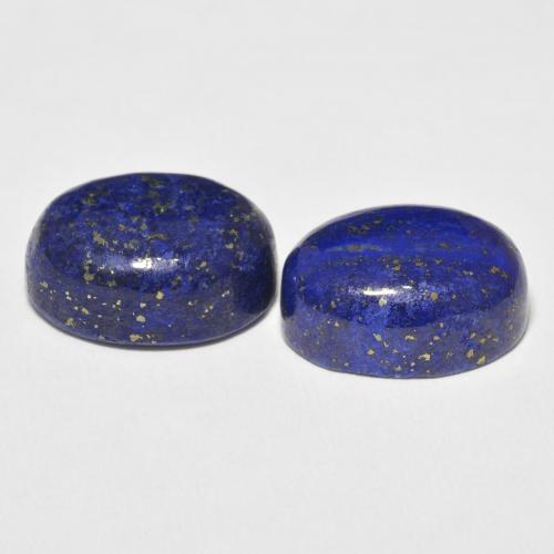 Lapis Lazuli Gemstones in 16 x 12 mm (calibrated) Size for Sale, Lapis Lazuli Stones in Deep Blue Color