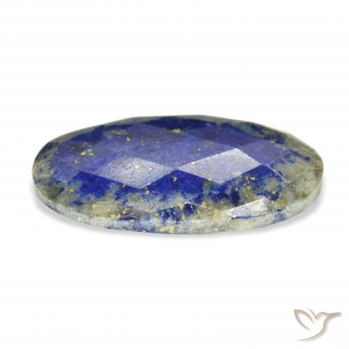 Lapis Lazuli Gemstone in 33.5 x 19.1 mm Size for Sale, Lapis Lazuli Stone in Navy Blue Color