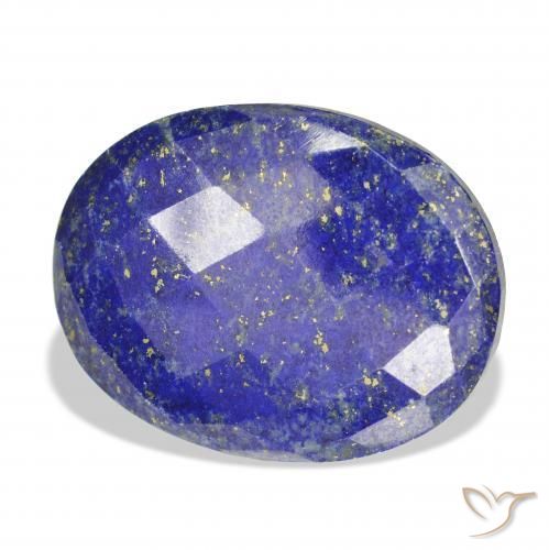 50.98 ct Blue Lapis Lazuli Stone, Natural Lapis Lazuli in Oval Rose-Cut Shape for Sale