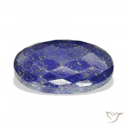 Lapis Lazuli Gemstone in 34.6 x 26.6 mm Size for Sale, Lapis Lazuli Stone in Deep Blue Color