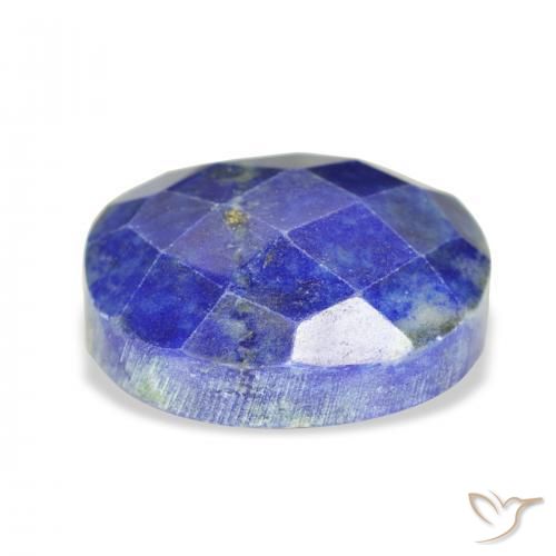 Lapis Lazuli Gemstone in 20.9 x 17.2 mm Size for Sale, Lapis Lazuli Stone in Deep Blue Color