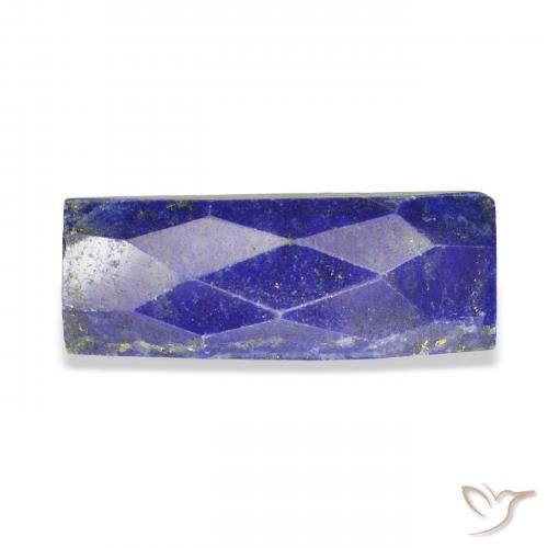 13.05ct Natural Deep Blue Lapis Lazuli, Baguette, Opaque