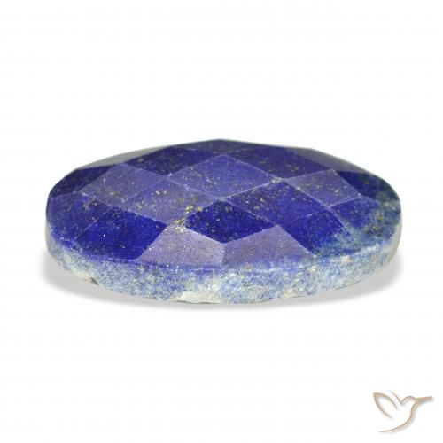 Lapis Lazuli Gemstone in 25.7 x 15 mm Size for Sale, Lapis Lazuli Stone in Navy Blue Color