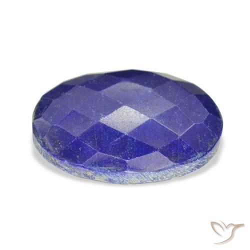 Lapis Lazuli Gemstone in 28.1 x 23.5 mm Size for Sale, Lapis Lazuli Stone in Deep Egyptian Blue Color