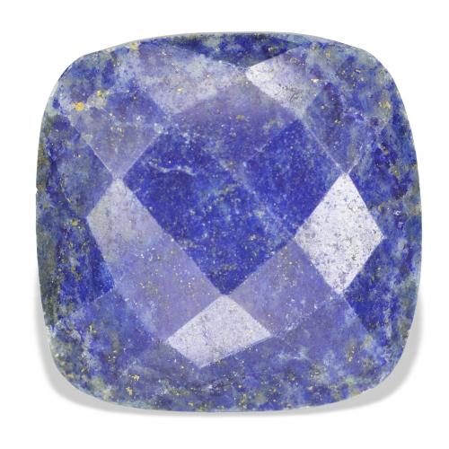 25.25ct Natural Deep Blue Lapis Lazuli, Cushion, Opaque