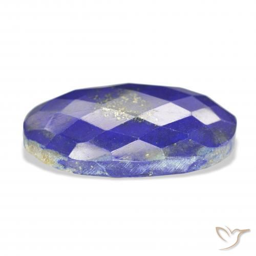 Lapis Lazuli Gemstone in 25.6 x 16.3 mm Size for Sale, Lapis Lazuli Stone in Deep Egyptian Blue Color