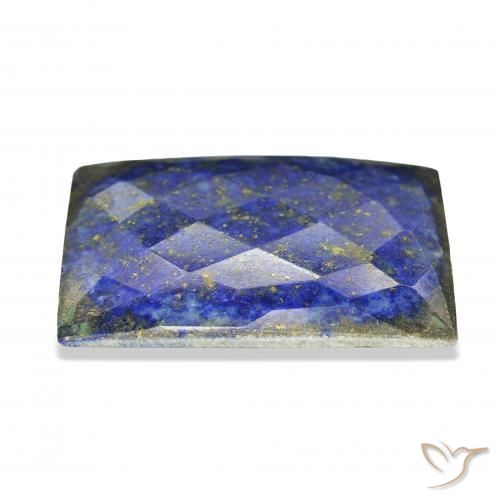 Lapis Lazuli Gemstone in 37.4 x 27 mm Size for Sale, Lapis Lazuli Stone in Deep Blue Color