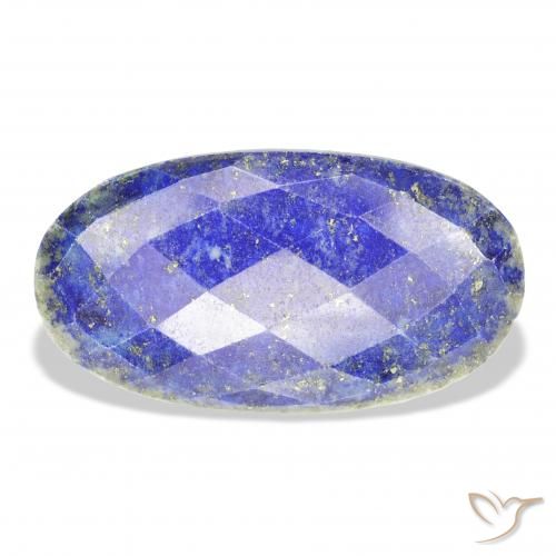 51.75ct Natural Medium Blue Lapis Lazuli, Oval, Opaque