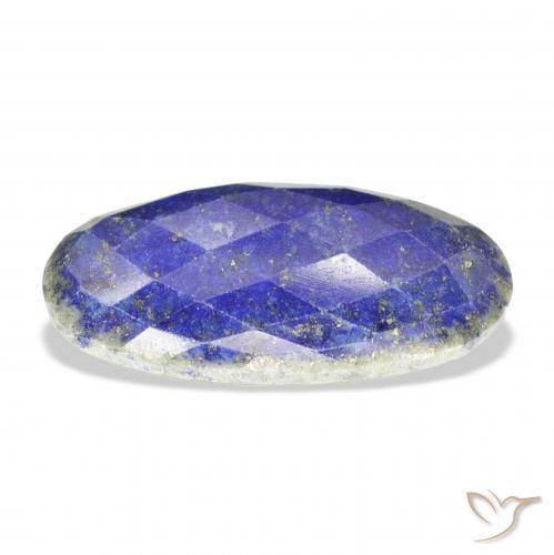 Lapis Lazuli Gemstone in 44.1 x 24.1 mm Size for Sale, Lapis Lazuli Stone in Medium Blue Color