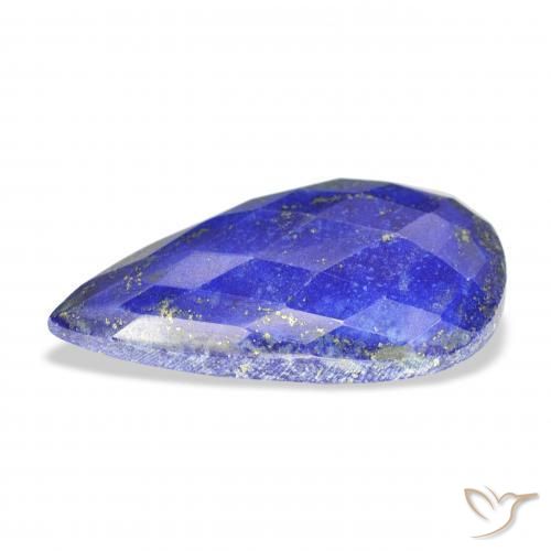 Lapis Lazuli Gemstone in 32.9 x 18.4 mm Size for Sale, Lapis Lazuli Stone in Medium Blue Color