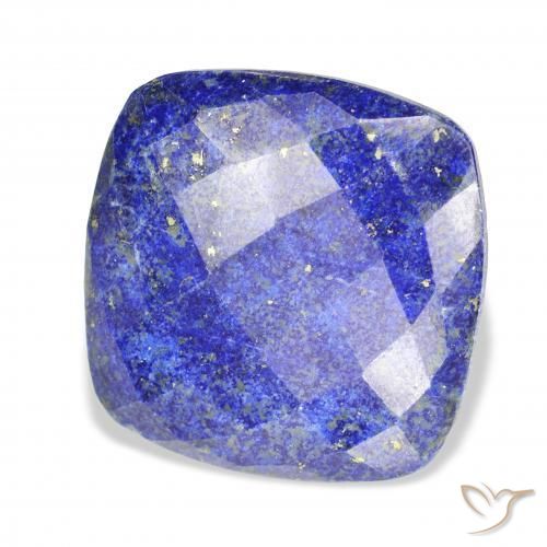 46.07 ct Blue Lapis Lazuli Stone, Natural Lapis Lazuli in Cushion Rose-Cut Shape for Sale