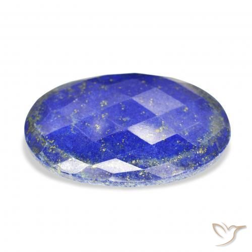 Lapis Lazuli Gemstone in 39.2 x 28.4 mm Size for Sale, Lapis Lazuli Stone in Bright Blue Color
