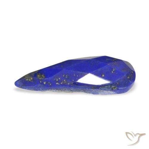 Lapis Lazuli Gemstone in 25.7 x 9.8 mm Size for Sale, Lapis Lazuli Stone in Deep Egyptian Blue Color