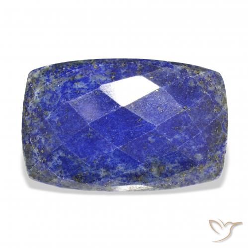 61.80ct Natural Navy Blue Lapis Lazuli, Cushion, Opaque, Photo A