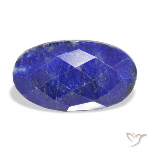 18.84ct Natural Navy Blue Lapis Lazuli, Oval, Opaque