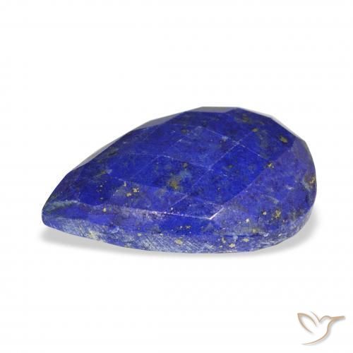 Lapis Lazuli Gemstone in 23.3 x 16.2 mm Size for Sale, Lapis Lazuli Stone in Navy Blue Color