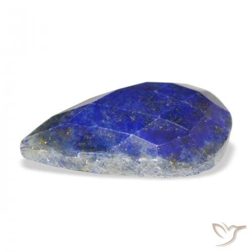 Lapis Lazuli Gemstone in 26.9 x 15.6 mm Size for Sale, Lapis Lazuli Stone in Dark Blue Color