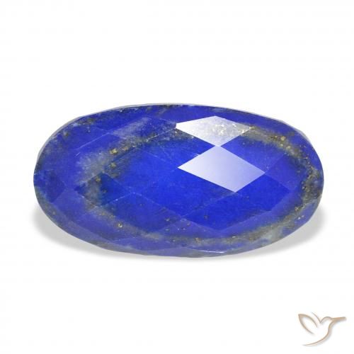 15.03ct Natural Deep Azure Blue Lapis Lazuli, Oval, Opaque