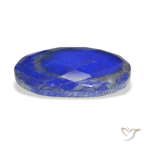 Lapis Lazuli Gemstone in 25.7 x 14 mm Size for Sale, Lapis Lazuli Stone in Deep Azure Blue Color
