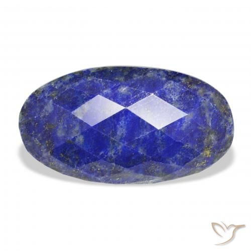22.85ct Natural Dark Blue Lapis Lazuli, Oval, Opaque