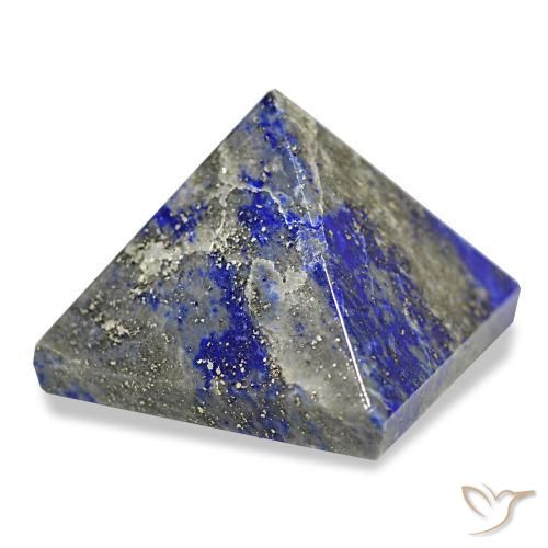 84.89 ct Blue Lapis Lazuli Stone, Natural Lapis Lazuli in Pyramid Cabochon Shape for Sale