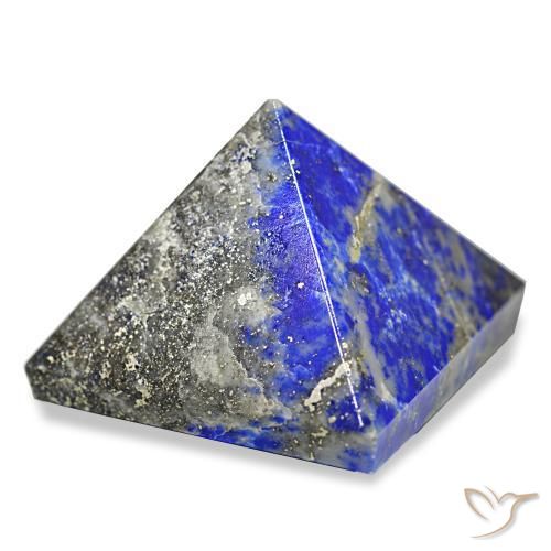 92.01 ct Blue Lapis Lazuli Stone, Natural Lapis Lazuli in Pyramid Cabochon Shape for Sale