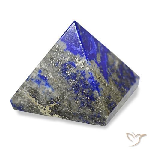 97.51 ct Blue Lapis Lazuli Stone, Natural Lapis Lazuli in Pyramid Cabochon Shape for Sale