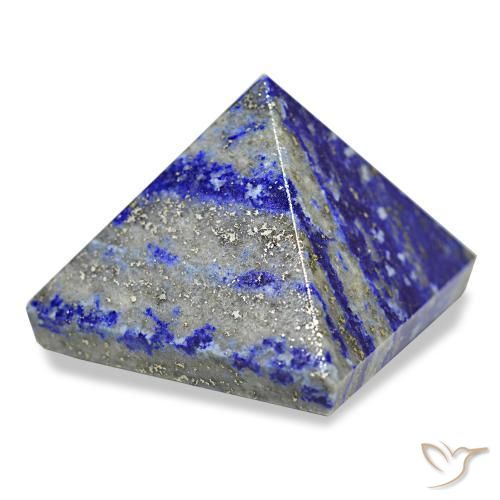 98.65 ct Blue Lapis Lazuli Stone, Natural Lapis Lazuli in Pyramid Cabochon Shape for Sale