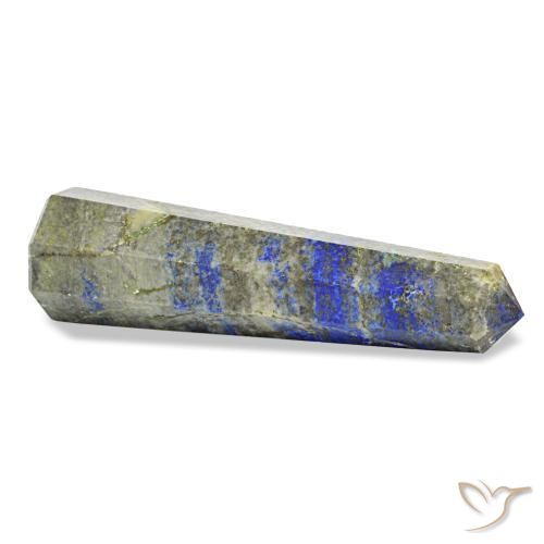 Lapis Lazuli Gemstone in 86.5 x 22.8 mm Size for Sale, Lapis Lazuli Stone in Medium Blue Color