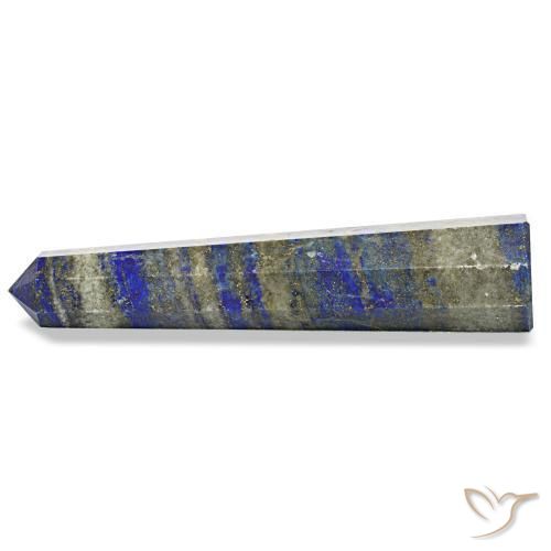 291.27 ct Blue Lapis Lazuli Stone, Natural Lapis Lazuli in Pencil Cut Shape for Sale