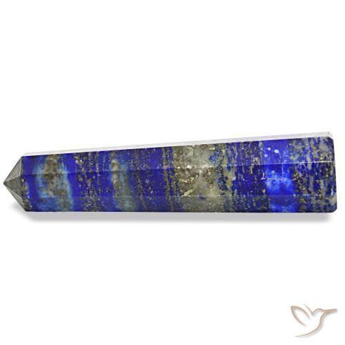 393.49 ct Blue Lapis Lazuli Stone, Natural Lapis Lazuli in Pencil Cut Shape for Sale