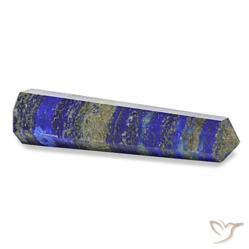 Lapis Lazuli Gemstone in 94.3 x 21.8 mm Size for Sale, Lapis Lazuli Stone in Navy Blue Color
