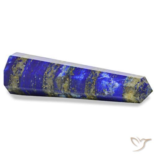 Lapis Lazuli Gemstone in 90.1 x 25.3 mm Size for Sale, Lapis Lazuli Stone in Bright Blue Color
