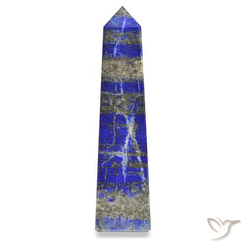 637.30 ct Blue Lapis Lazuli Gemstone, Lapis Lazuli Gem in Pencil Cut Shape for Sale.