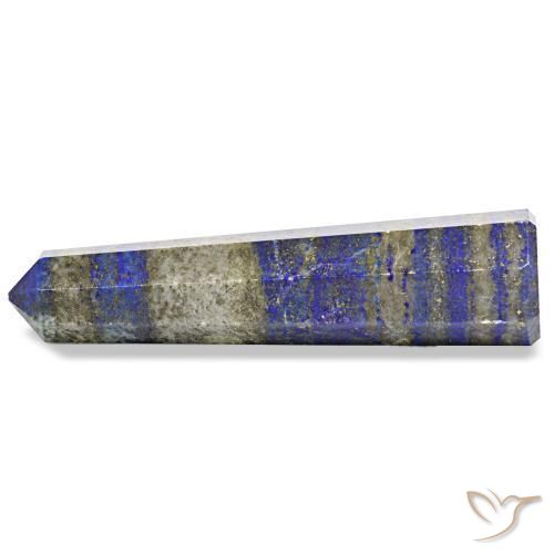281.49 ct Blue Lapis Lazuli Stone, Natural Lapis Lazuli in Pencil Cut Shape for Sale
