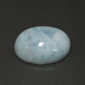 9.28 ct Green Larimar Gemstone, Larimar Gem in Oval Cabochon Shape for Sale.
