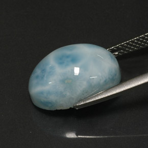 Larimar Gemstone in 14 x 10 mm (calibrated) Size for Sale, Larimar Stone in Green Blue Color