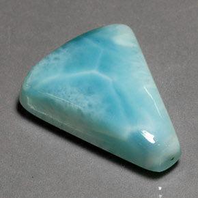 35.80 ct Blue Larimar Stone, Natural Larimar in Fancy Cabochon Shape for Sale