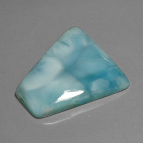 40.19 ct Blue Larimar Gemstone, Larimar Gem in Fancy Cabochon Shape for Sale.