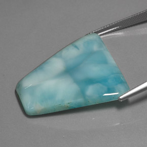 Larimar Gemstone in 29.8 x 28.4 mm Size for Sale, Larimar Stone in Green Blue Color
