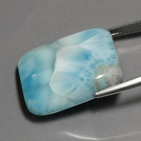Larimar Gemstone in 26.2 x 21.3 mm Size for Sale, Larimar Stone in Green Blue Color