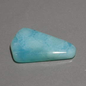 15.19 ct Blue Larimar Gemstone, Larimar Gem in Fancy Cabochon Shape for Sale.