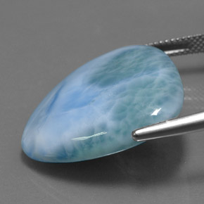 Larimar Gemstone in 25.2 x 24.8 mm Size for Sale, Larimar Stone in Green Blue Color