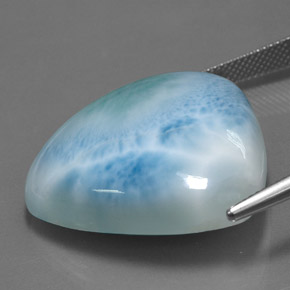 Larimar Gemstone in 29.2 x 28.5 mm Size for Sale, Larimar Stone in Green Blue Color