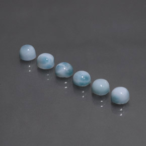 Larimar Gemstone in 5 mm (calibrated) Size for Sale, Larimar Stone in Blue Color