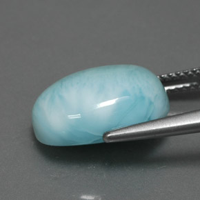 Larimar Gemstone in 14 x 10 mm (calibrated) Size for Sale, Larimar Stone in Blue Color