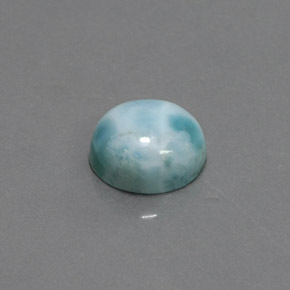 4.26 ct Blue Larimar Stone, Natural Larimar in Round Cabochon Shape for Sale